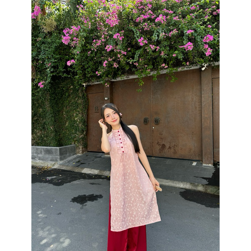 Áo dài Như Ý - Set áo dài lụa gấm cho mẹ và bé gái diện Tết và Trung Thu 11 主图 04 9