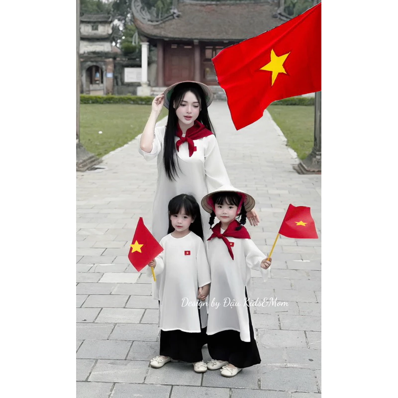 Áo Dài Trắng Cổ Điệu – Lụa Cao Cấp Cho Bé | Cực Mềm Mịn – Lên Form Siêu Đẹp 9 vn 11134207 7ra0g m90ggyjlal386b