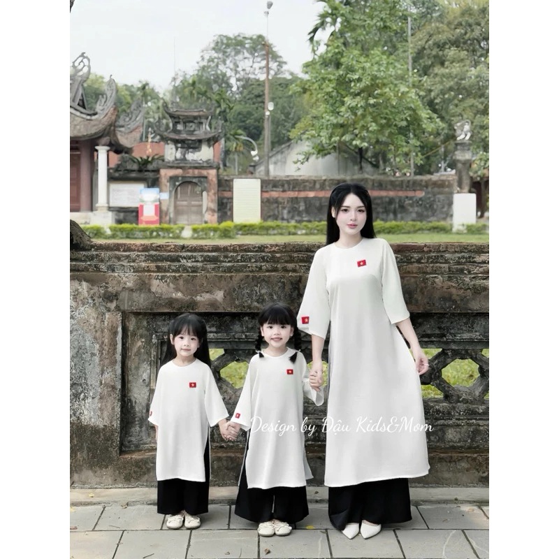 Áo Dài Trắng Cổ Điệu – Lụa Cao Cấp Cho Bé | Cực Mềm Mịn – Lên Form Siêu Đẹp 11 vn 11134207 7ra0g m90ggyk59rus63