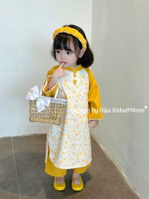 Áo dài Tết mẹ bé hoa vàng 3 images upload woo2Fc4230d8e8c7726ac3576dfc3825b5cd8