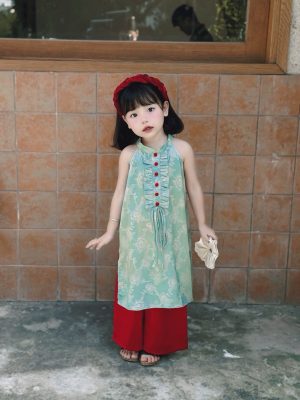 Set yếm Bình An - BST áo dài lụa cho mẹ và bé 2 images upload woo2Feeedd6e7392c263bf867ee5861be87e9