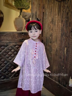 Áo dài Như Ý - Set áo dài lụa gấm cho mẹ và bé gái diện Tết và Trung Thu 4 images upload woo2F6621aa78ccfa0376485a2b1a51603004