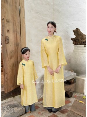 Áo dài 4 tà lạ mắt chất liệu tơ óng cho mẹ và bé gái 3 images upload woo2F2ccecdb8f03181bba328e6ab12f2d8d1