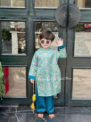 Áo Dài Gấm Kim Long Cho Bé Trai – Sang Trọng Cho Bé Yêu Ngày Tết 4 images upload woo2F35923312b9399905dd86d6deede168ce
