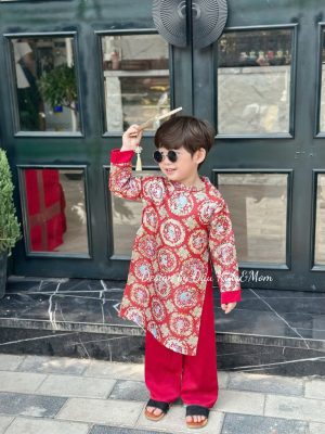 Áo Dài Gấm Kim Long Cho Bé Trai – Sang Trọng Cho Bé Yêu Ngày Tết 5 images upload woo2F6ad926d8b4c1c355341bfb34f6ba9dfc